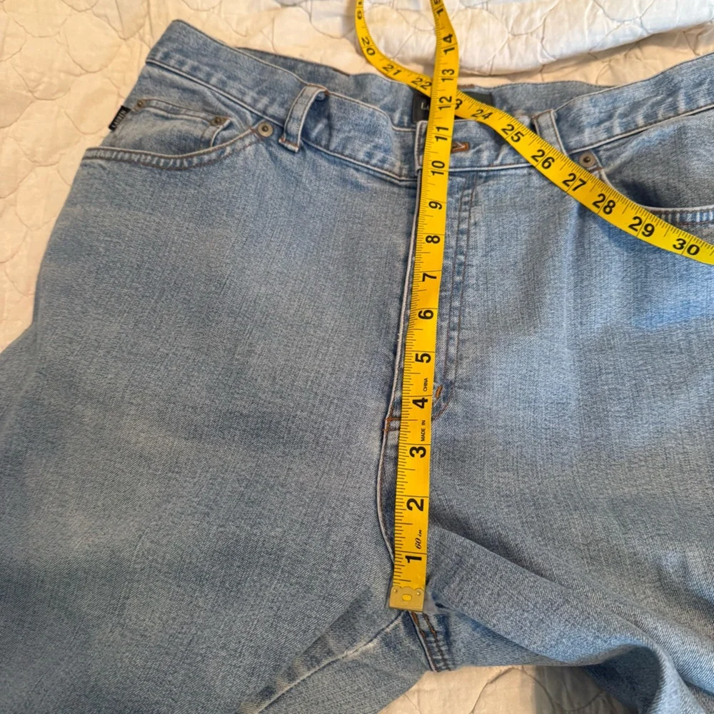 Lauren Jeans Co Straight Leg Jeans Women's 10 Blue Denim Stretch Comfortable - Picture 8 of 9